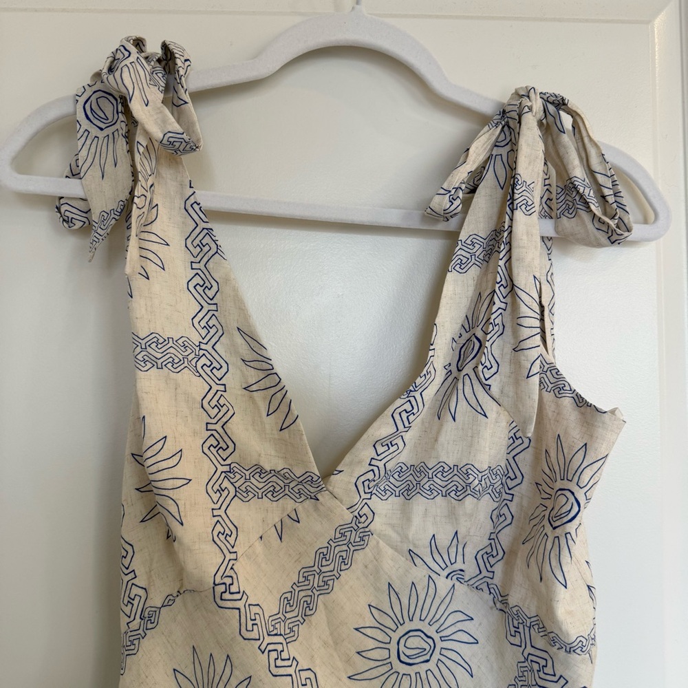 Meet Me in Santorini Sun Pattern Dress-NWT - Picture 4 of 9